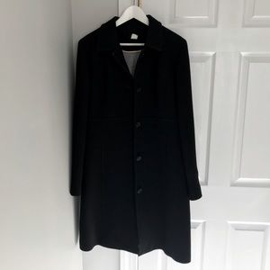 W16 J. Crew Classic Day Coat - Black
